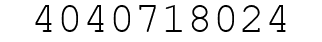 Number 4040718024.