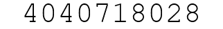 Number 4040718028.