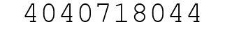 Number 4040718044.