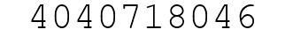 Number 4040718046.