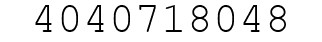 Number 4040718048.