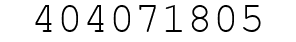Number 404071805.