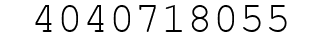 Number 4040718055.