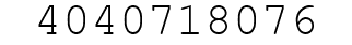 Number 4040718076.