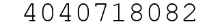 Number 4040718082.