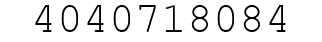 Number 4040718084.