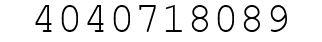 Number 4040718089.