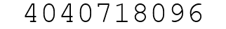 Number 4040718096.