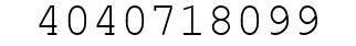 Number 4040718099.