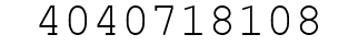 Number 4040718108.