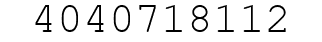 Number 4040718112.