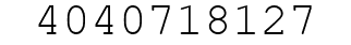 Number 4040718127.