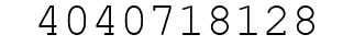 Number 4040718128.