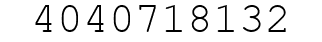 Number 4040718132.