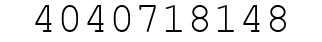 Number 4040718148.