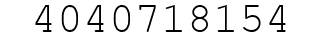 Number 4040718154.