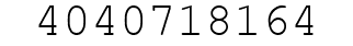 Number 4040718164.