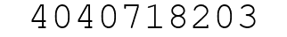 Number 4040718203.