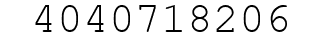 Number 4040718206.
