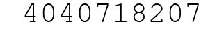 Number 4040718207.