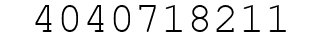 Number 4040718211.