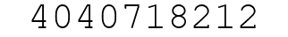 Number 4040718212.