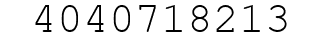 Number 4040718213.