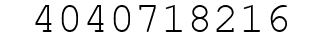 Number 4040718216.