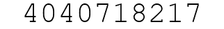 Number 4040718217.