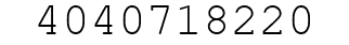 Number 4040718220.
