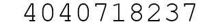 Number 4040718237.