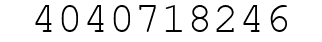 Number 4040718246.