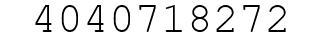Number 4040718272.