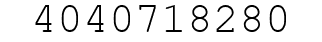 Number 4040718280.