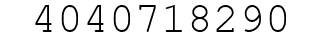 Number 4040718290.