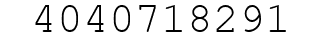 Number 4040718291.