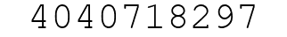 Number 4040718297.