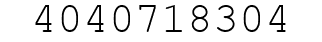 Number 4040718304.