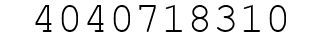 Number 4040718310.