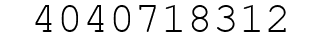 Number 4040718312.