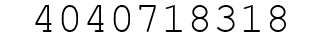 Number 4040718318.