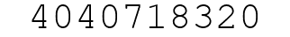 Number 4040718320.