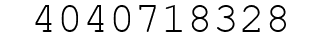 Number 4040718328.