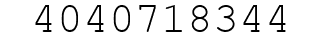Number 4040718344.