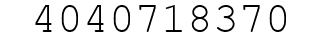 Number 4040718370.