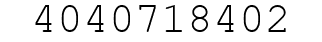 Number 4040718402.