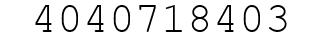 Number 4040718403.