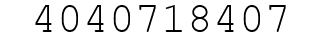 Number 4040718407.