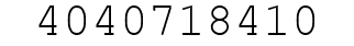 Number 4040718410.