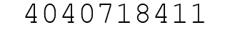 Number 4040718411.